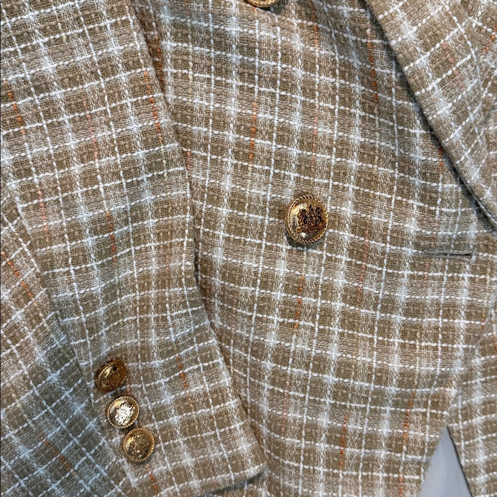 Attitude Unknown Women’s Blazer, Size XL NEW With Tags (Tan) - Picture 8 of 10